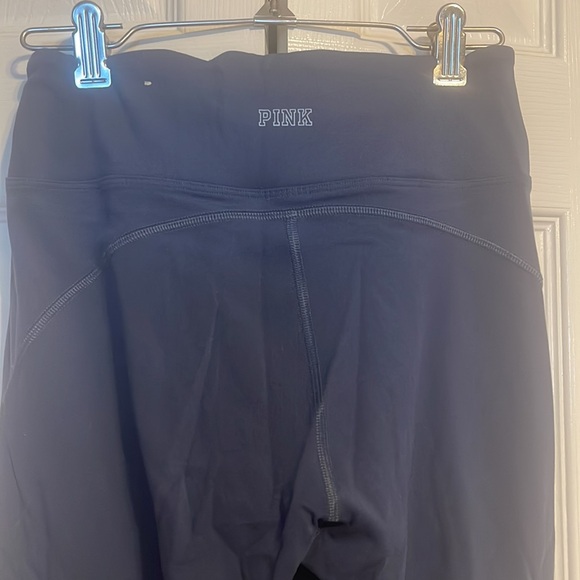 Victoria's Secret PINK sport leggings in blue with mesh bottom size small NWOT - Picture 8 of 11